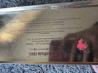 Scatola biscotti vintage Caffarel Gianduia