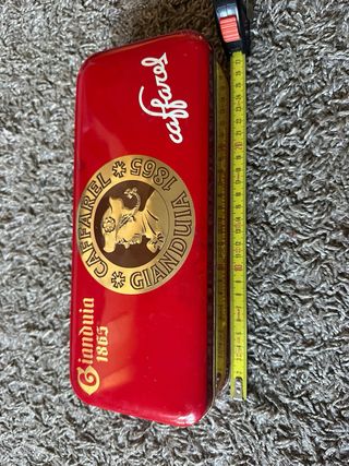 Scatola biscotti vintage Caffarel Gianduia