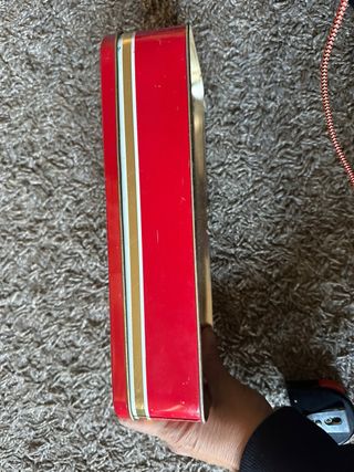 Scatola biscotti vintage Caffarel Gianduia