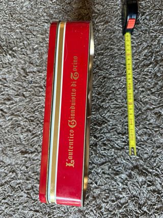 Scatola biscotti vintage Caffarel Gianduia