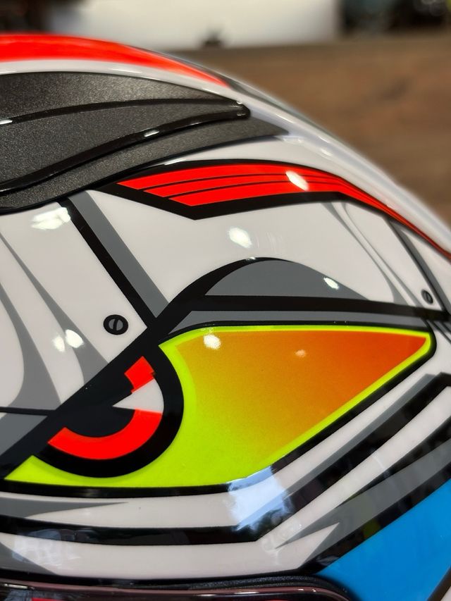 Casco LS2 Rapid II Xdron Blanco/Neon/Naranja
