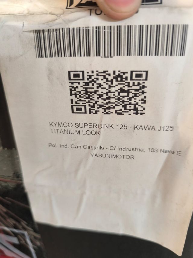 SILENCIOSO USADO YASUNI KYMCO SUPERDINK 125 09-18