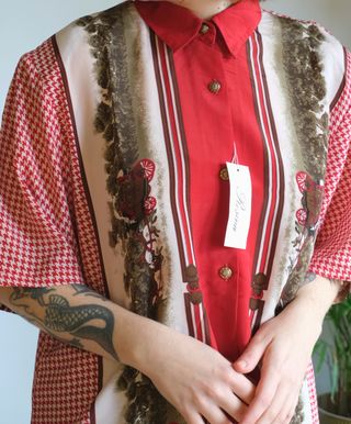 Camisa Vintage Vicky Western Multicolor