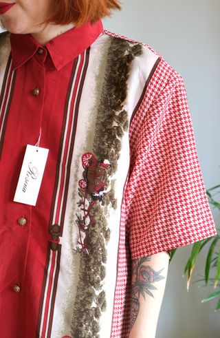 Camisa Vintage Vicky Western Multicolor