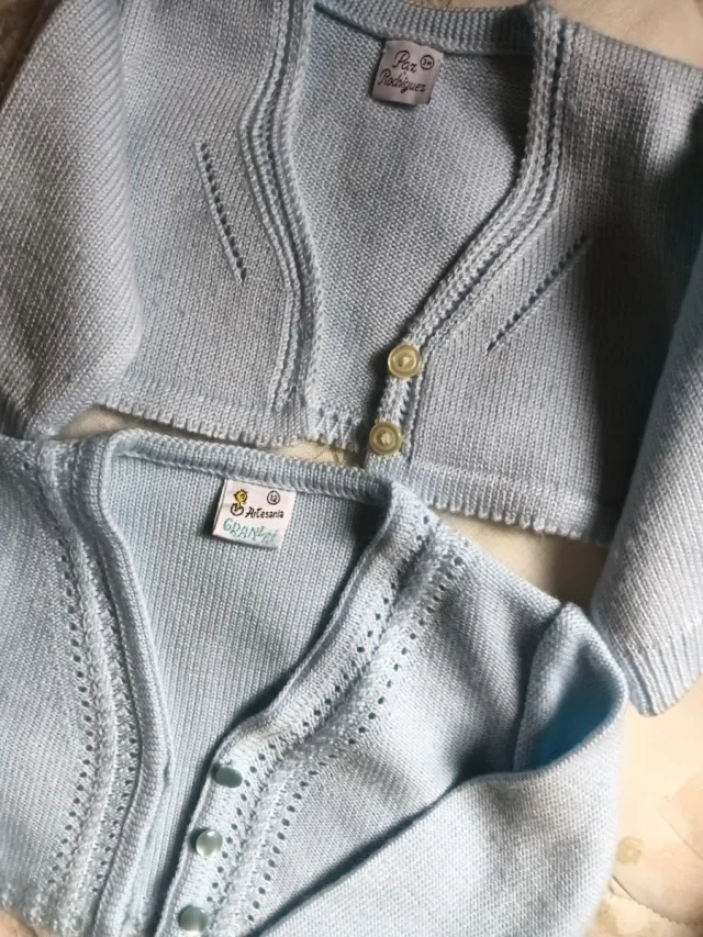 Chaquetas bolero hilo unisex bebés