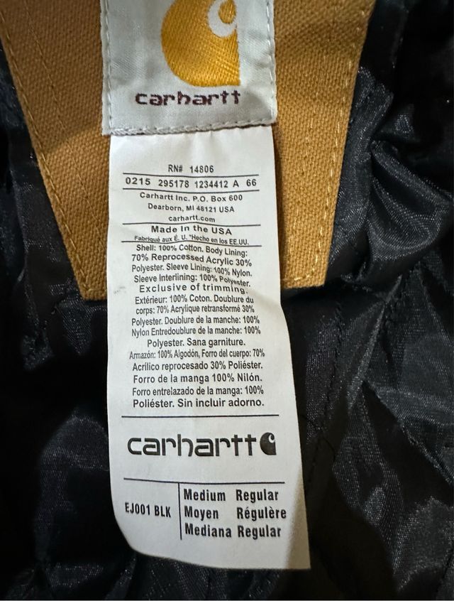 Chaqueta Carhartt Active Rework Marrón Claro