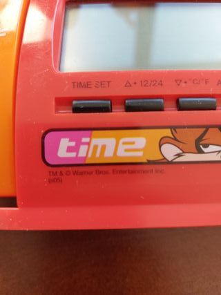 Reloj de mesa Looney Tunes con luces
