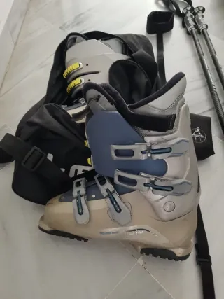 Conjunto de equipamiento de esquí.Rossignol.