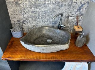 Lavabo de piedra natural para baño