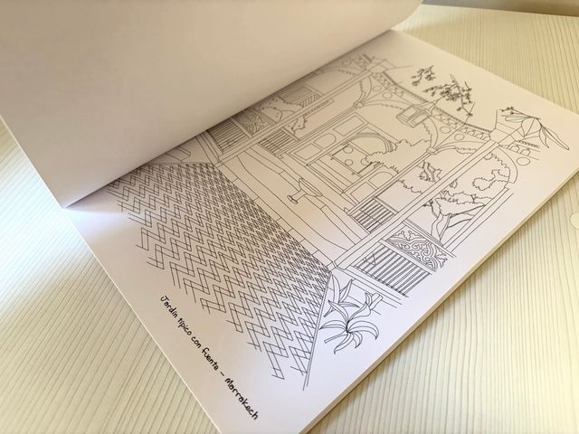 Libro para colorear "Marruecos"