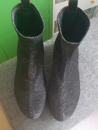 Botines elásticos Pedro Miralles negros/plata