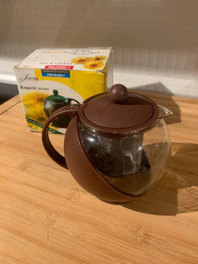 Caraffa infusore lunga in vetro/plastica Ja Jin