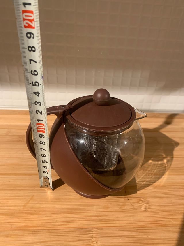 Caraffa infusore lunga in vetro/plastica Ja Jin