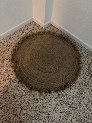 Tappeto rotondo in juta