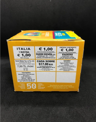 Panini Euro 2020 Caja 50 Sobres Sellada