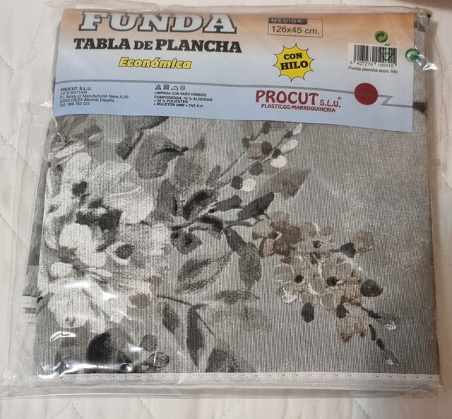 Funda para tabla de planchar 126x45 cm a estrenar