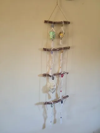 Macrame macetas colgantes de pared decoracion Set8