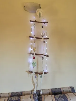 Macrame macetas colgantes de pared decoracion Set8