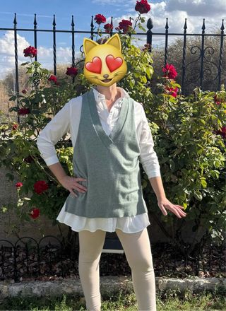 Chaleco Sfera verde menta pastel T.S