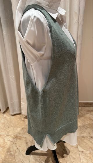 Chaleco Sfera verde menta pastel T.S