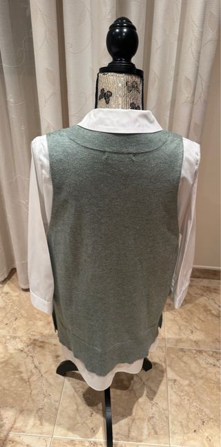 Chaleco Sfera verde menta pastel T.S