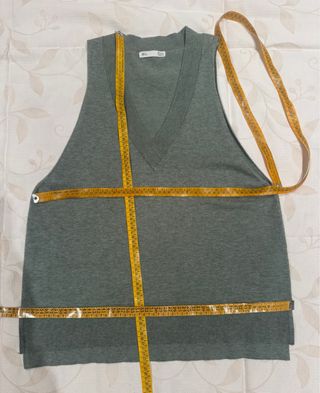 Chaleco Sfera verde menta pastel T.S