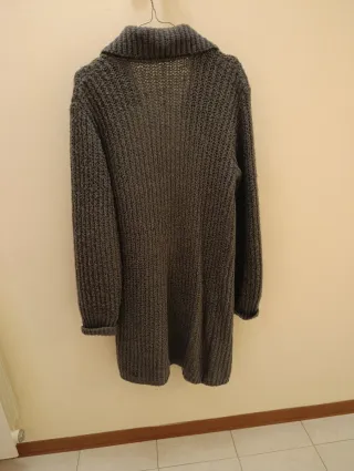 Cappotto Lana Grigio Donna Made in Italy