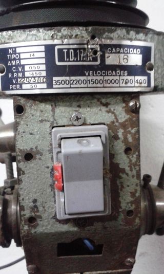 Taladro Sobremesa TD 17R 6 Velocidades