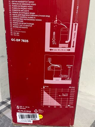 Bomba Einhell GC-DP 7835 (780W)
