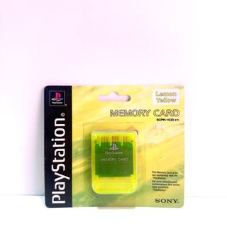 Memory Card PlayStation 1 Giallo