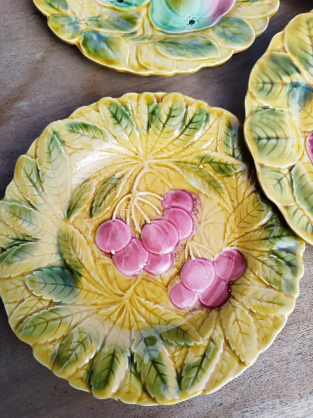 Piatti Sarreguemines Barbotina Frutta