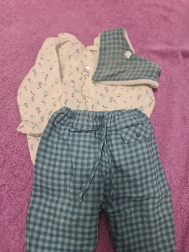 Ropa bebé al agua patos