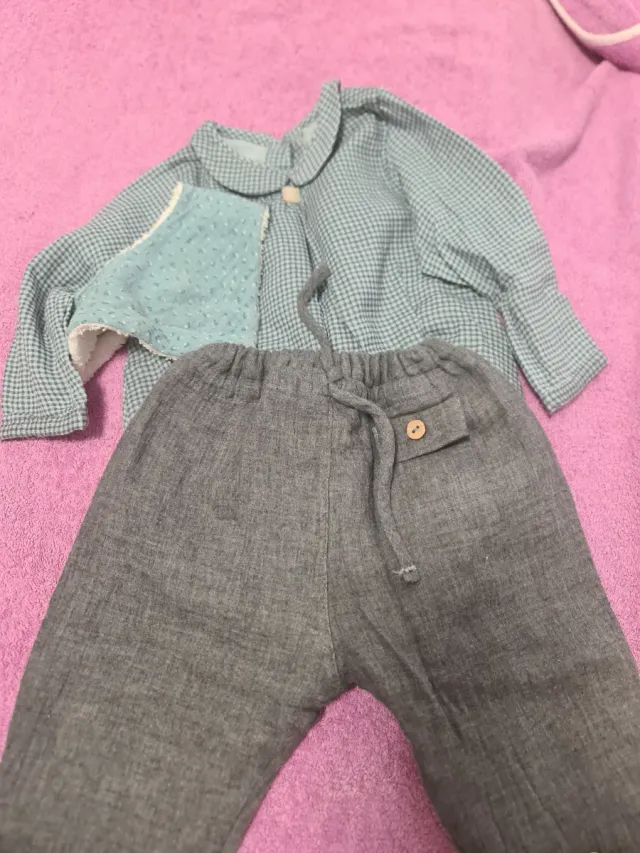 Ropa bebé al agua patos