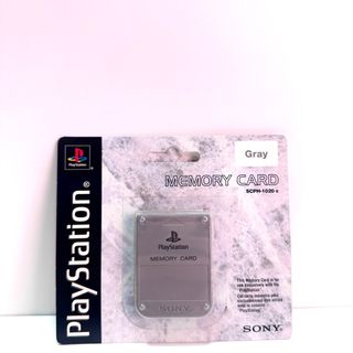 PlayStation 1 Memory Card SCPH-1020 E Grigia
