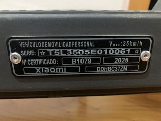 Patinete Eléctrico Xiaomi Eléctric Scooter 5