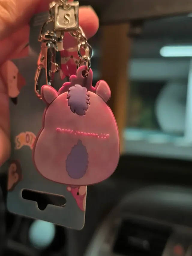 Llavero Squishmallows Unicornio Rosa