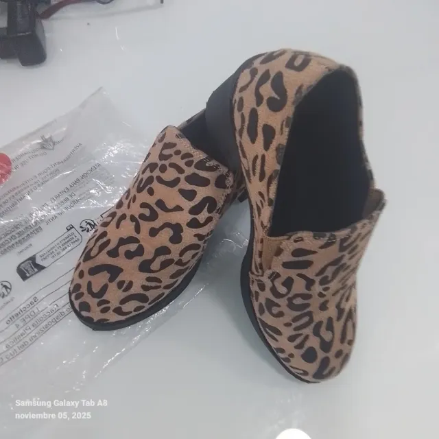 Zapatos Animal Print Beige y Marrón