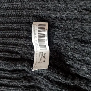 Chaqueta punto con etiqueta