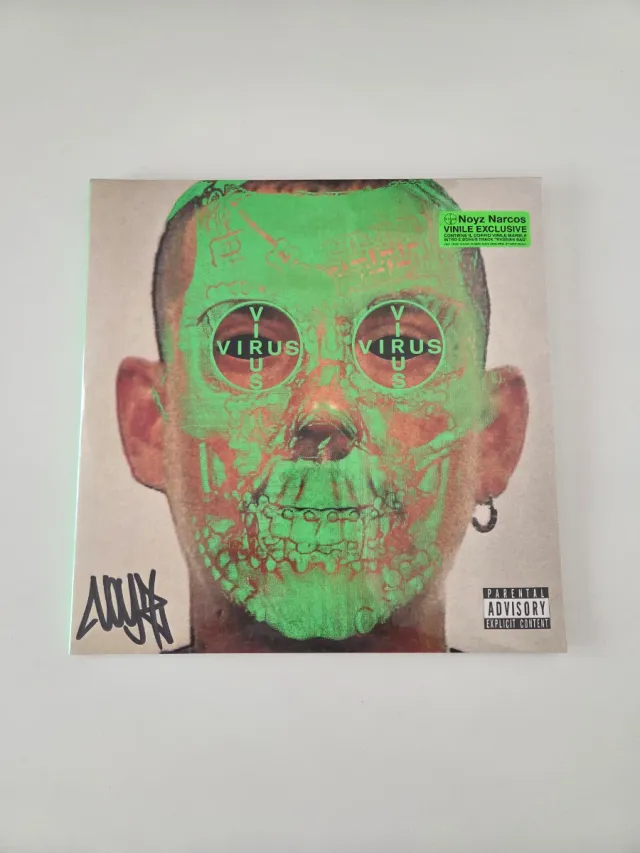 Vinile Noyz Narcos Virus Autografato