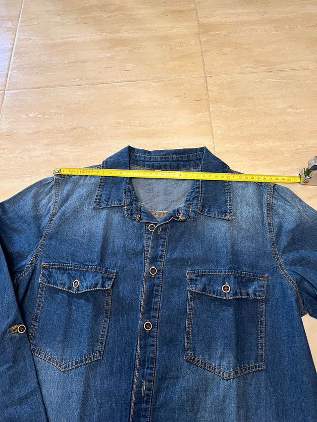 Vestido camisero vaquero talla M