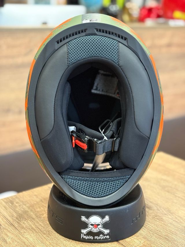 Casco LS2 Rapid II Thunder Birds Naranja Mate