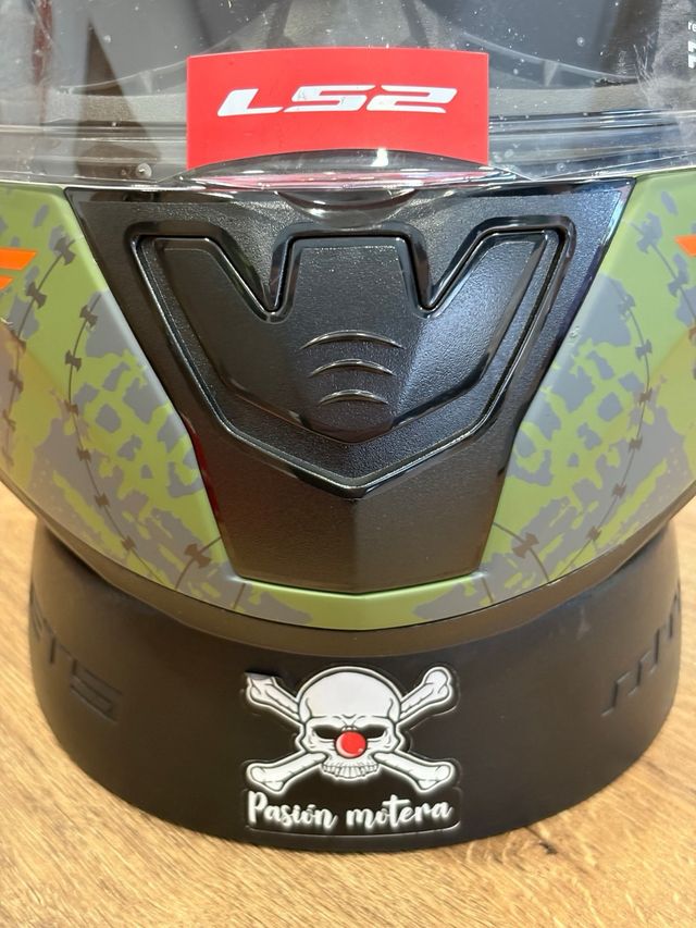 Casco LS2 Rapid II Thunder Birds Naranja Mate