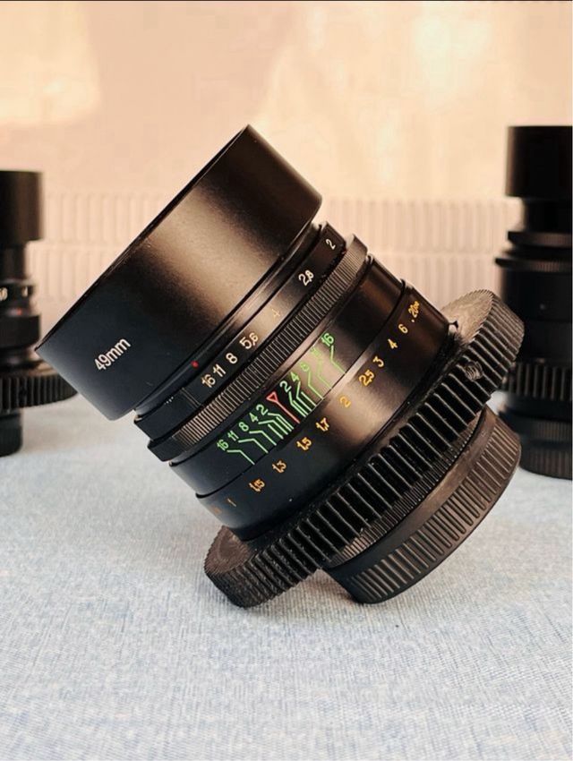 Pacote de Vídeo Vintage: Helios 44-2, Mir-1V, Jupiter