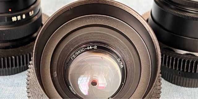 Pacote de Vídeo Vintage: Helios 44-2, Mir-1V, Jupiter