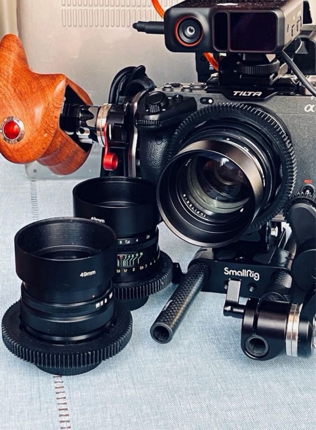 Pacote de Vídeo Vintage: Helios 44-2, Mir-1V, Jupiter