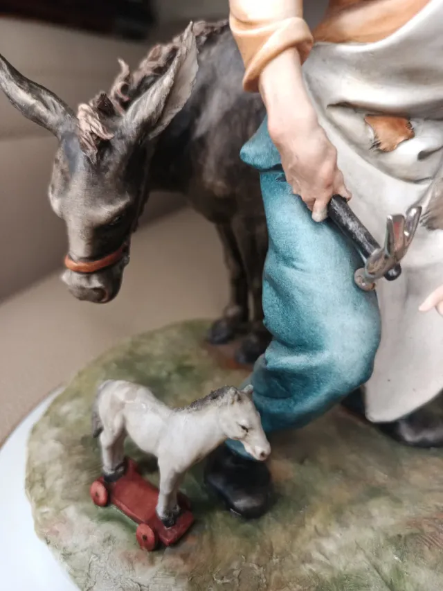Figura Capodimonte Herrero y Niño