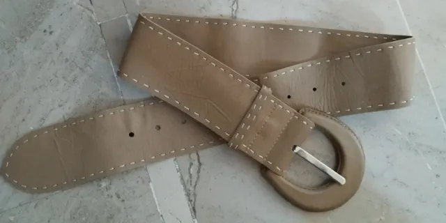 Cinturón Piel Bimba y Lola Beige