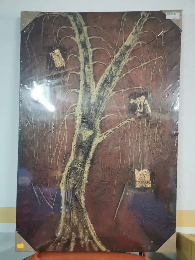 Cuadro moderno árbol abstracto