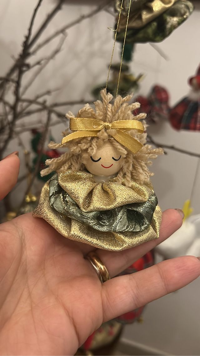 Bambolina decorativa albero di Natale