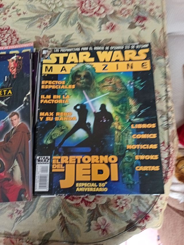 Lote de 15 revistas de Star wars